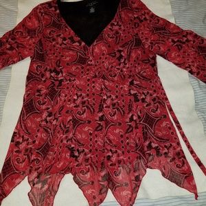 New York City Design Co Fancy Blouse Size 1X